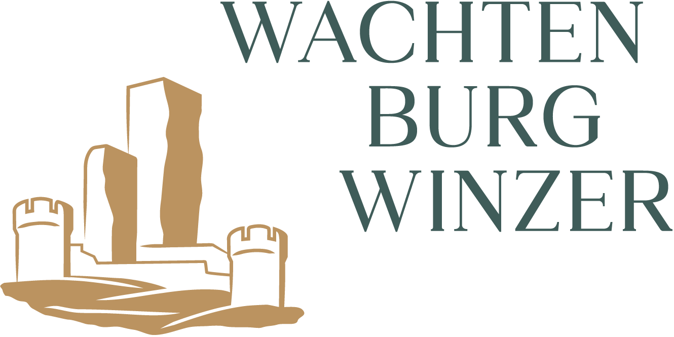 Logo der Wachtenburg Winzer mit Illustration der Wachtenburg und Schriftzug